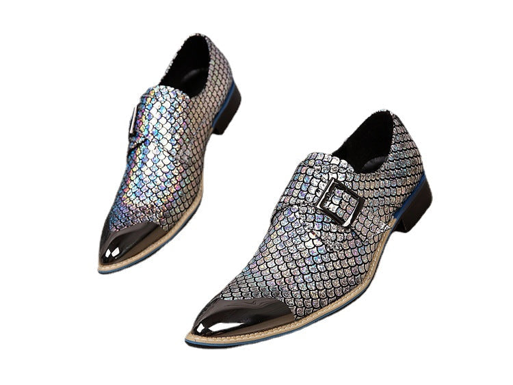 Men's Genuine Leather Formal Shoes – Pointed Toe, Business – Style 94