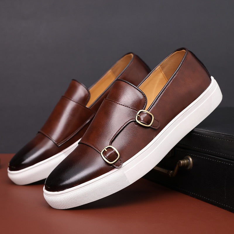 Men's Brown Leather Formal Shoes, Style 2775