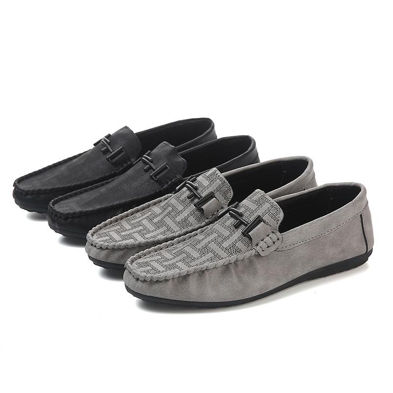 Men's Black Loafers – Style 87