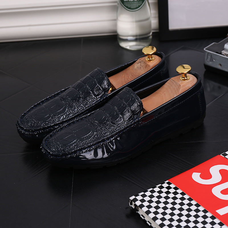 Men's Black Loafers – Style 597