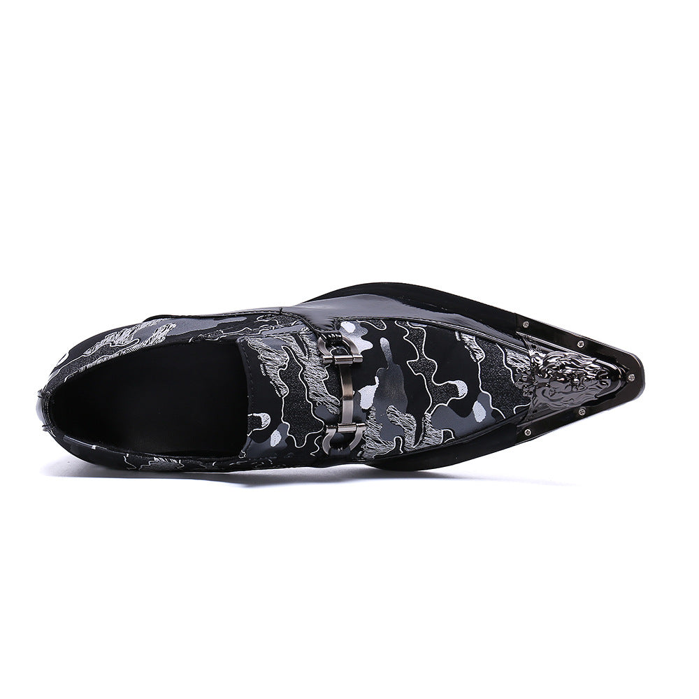 Men's Black Leather Oxford Formal Shoes – Business, British Style
