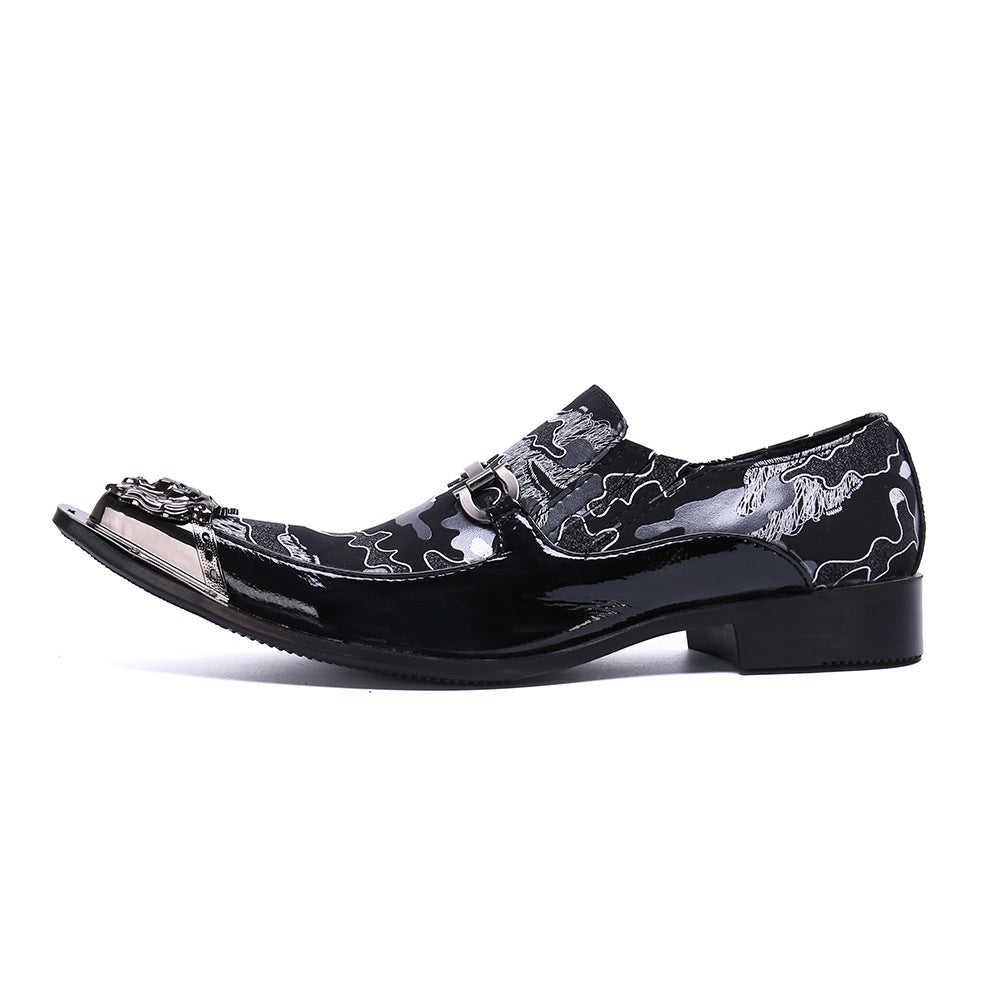 Men's Black Leather Oxford Formal Shoes – Business, British Style