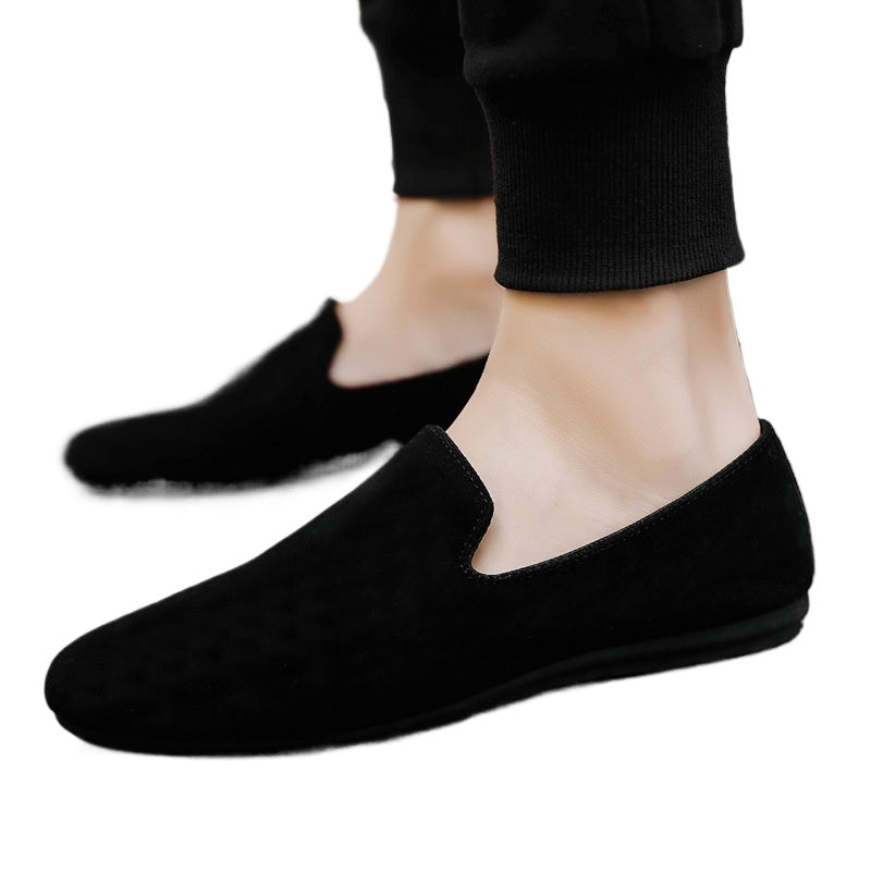 Spring and summer social guy casual shoes trendy shoes Doudou shoes men's lazy shoes cover feet and pedal men's shoes foreign trade