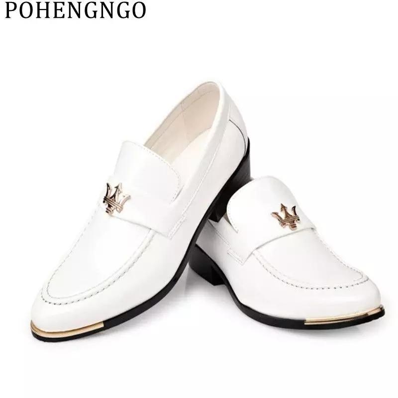 Men's Black Leather Loafers – Style 10