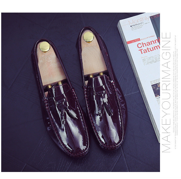 Men's Black Loafers, Style 9223