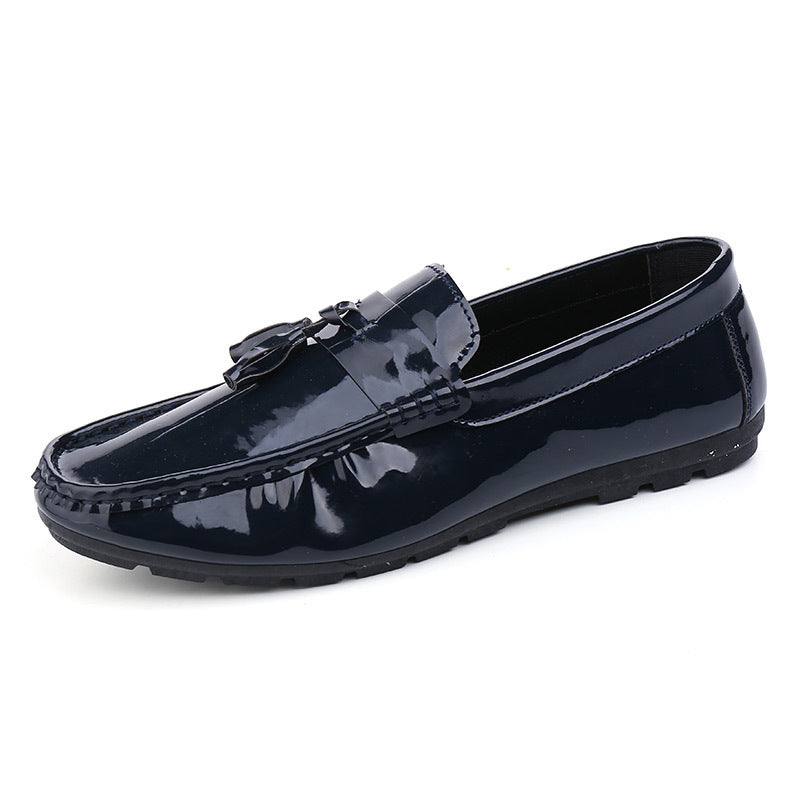 Men's Black Loafers, Style 9223