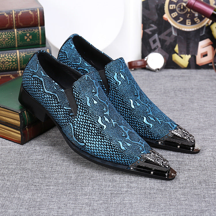 Men's Leather Dress Shoes – Pointed Toe, Business – Style 11