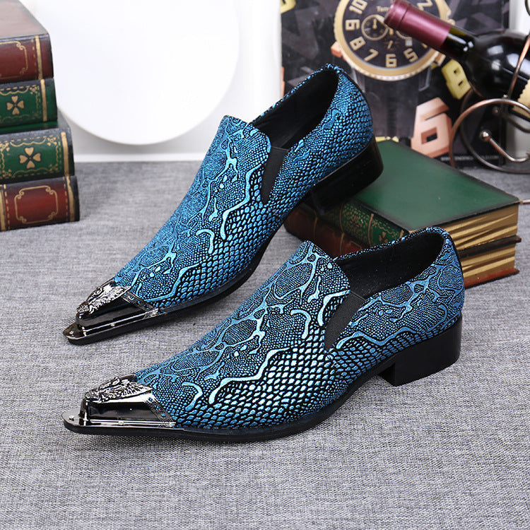 Men's Leather Dress Shoes – Pointed Toe, Business – Style 11