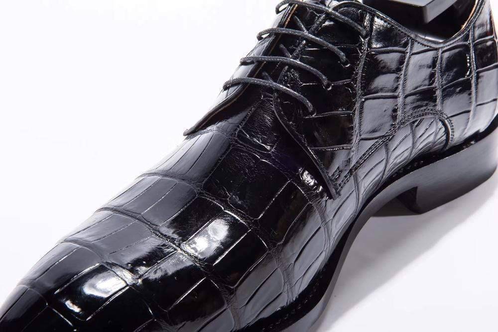 Men's Black Leather Formal Shoes, Style 7351