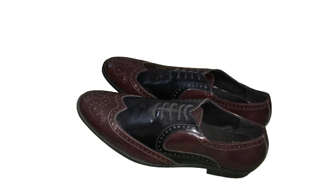 Men's Black Leather Formal Shoes, Handmade