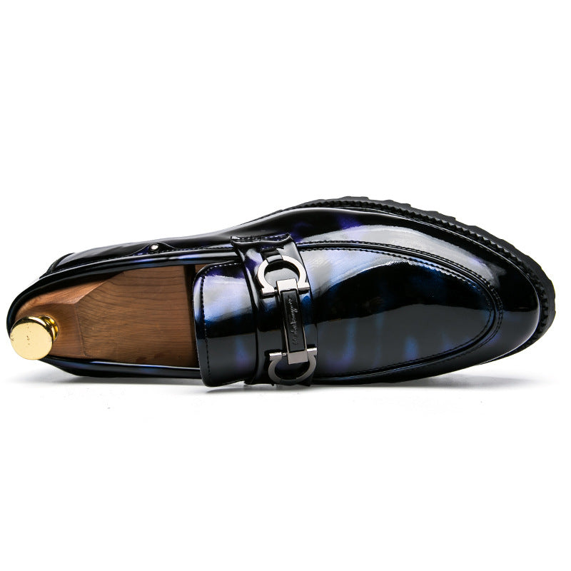 Men's Black Leather Dress Shoes – Pointed Toe, Business