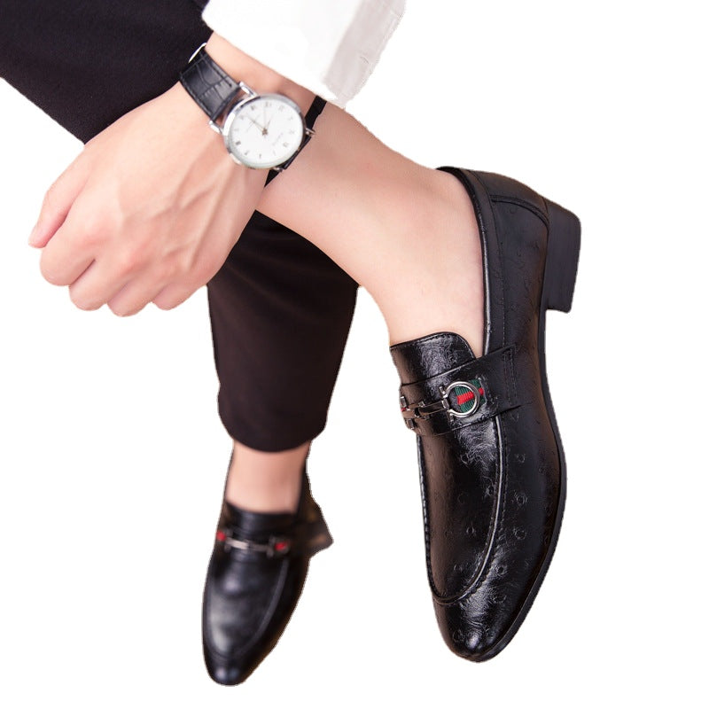 Men's Leather Casual Shoes – Retro, Business