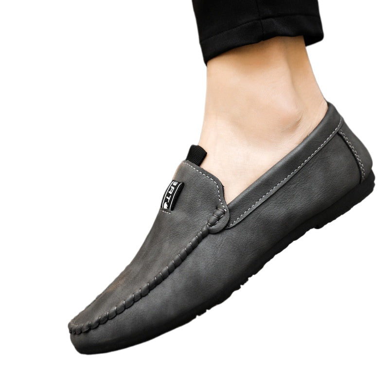 Loafers men's Korean version breathable driving shoes men's 2024 summer new casual leather shoes men's tide versatile lazy tide shoes