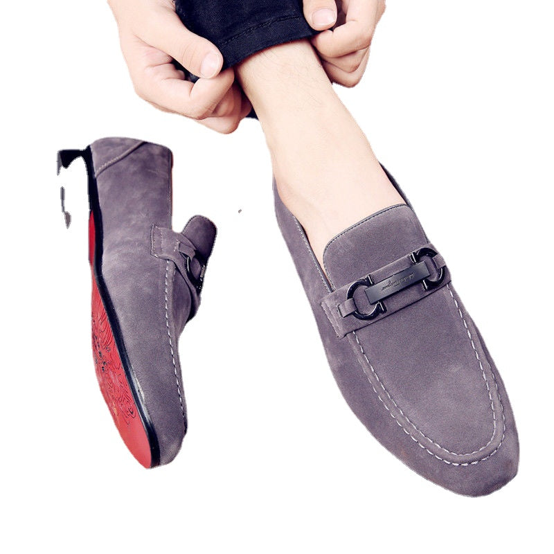Men's Black Leather Formal Shoes, British Style, Style 3191