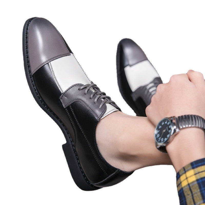 Men's White Loafers, Wedding, Style 6951