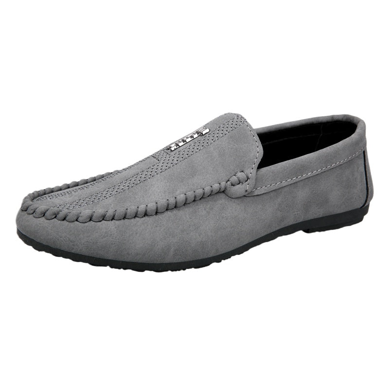 2024 new men's shoes summer loafers men's casual shoes Korean version low-top foot-fitting lazy shoes Doudou trendy shoes