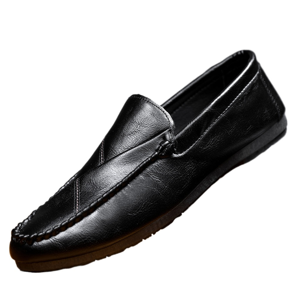 Lazy summer 2024 one-pedal loafers British trend Doudou shoes men's Korean version breathable new casual fashion