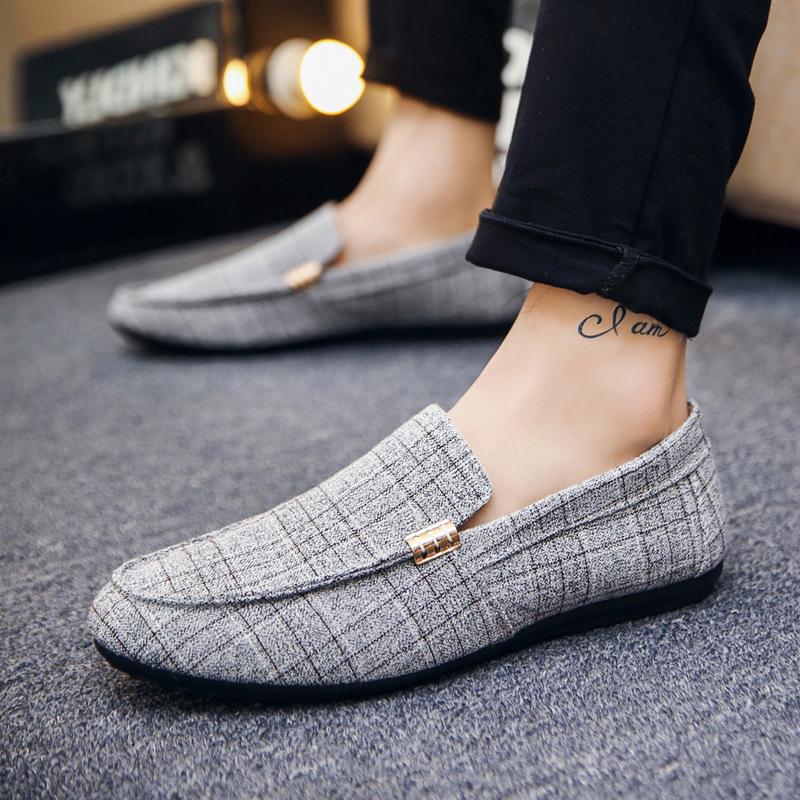 Men's Black Loafers, Style 6423