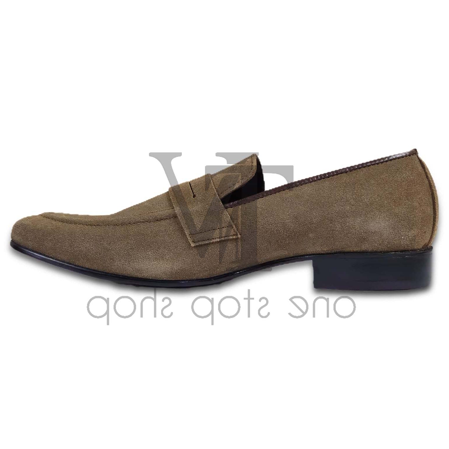 Men's Black Leather Shoes, Style 5223