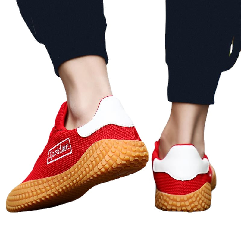 Men's White Mesh Sneakers
