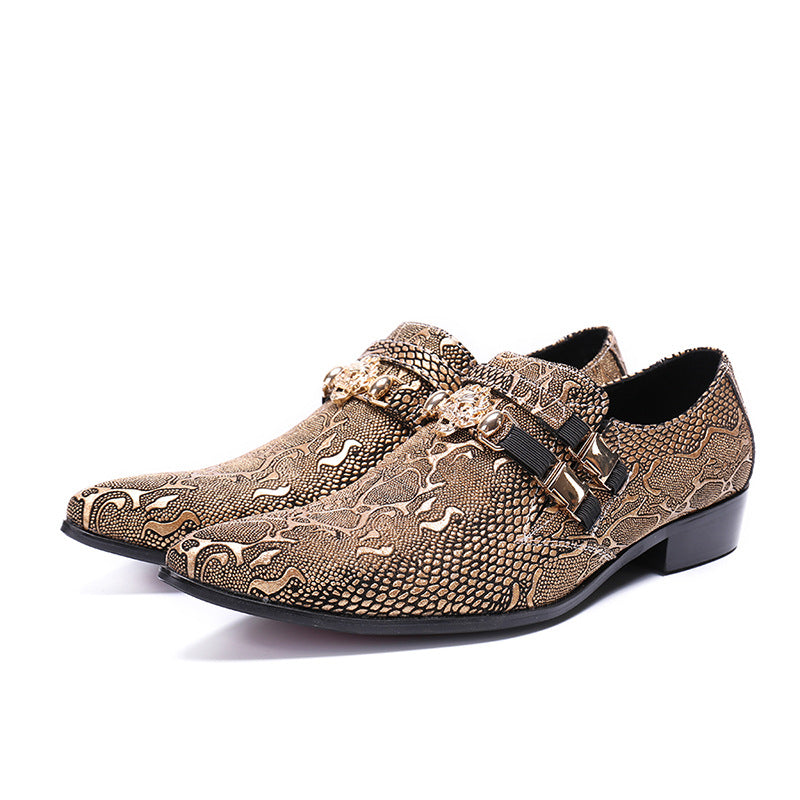 Men's Leather Formal Shoes – Business, Breathable – Style 491