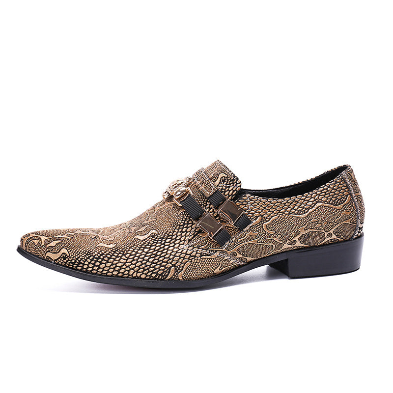 Men's Leather Formal Shoes – Business, Breathable – Style 491