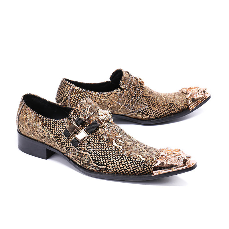 Men's Leather Formal Shoes – Business, Breathable – Style 491