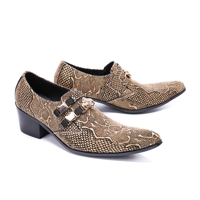 Men's Leather Formal Shoes – Business, Breathable – Style 98