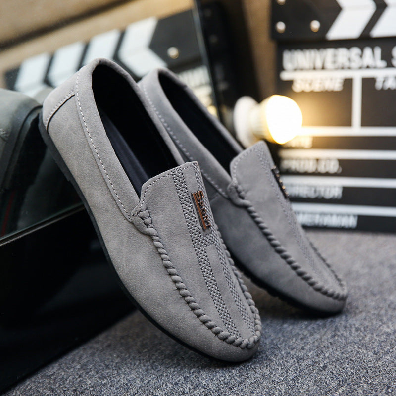 2024 new men's shoes summer loafers men's casual shoes Korean version low-top foot-fitting lazy shoes Doudou trendy shoes