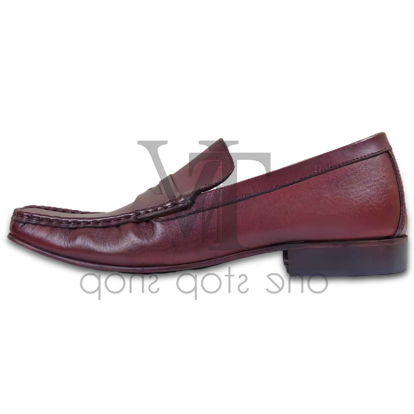 Men's Black Leather Shoes, Style 7511