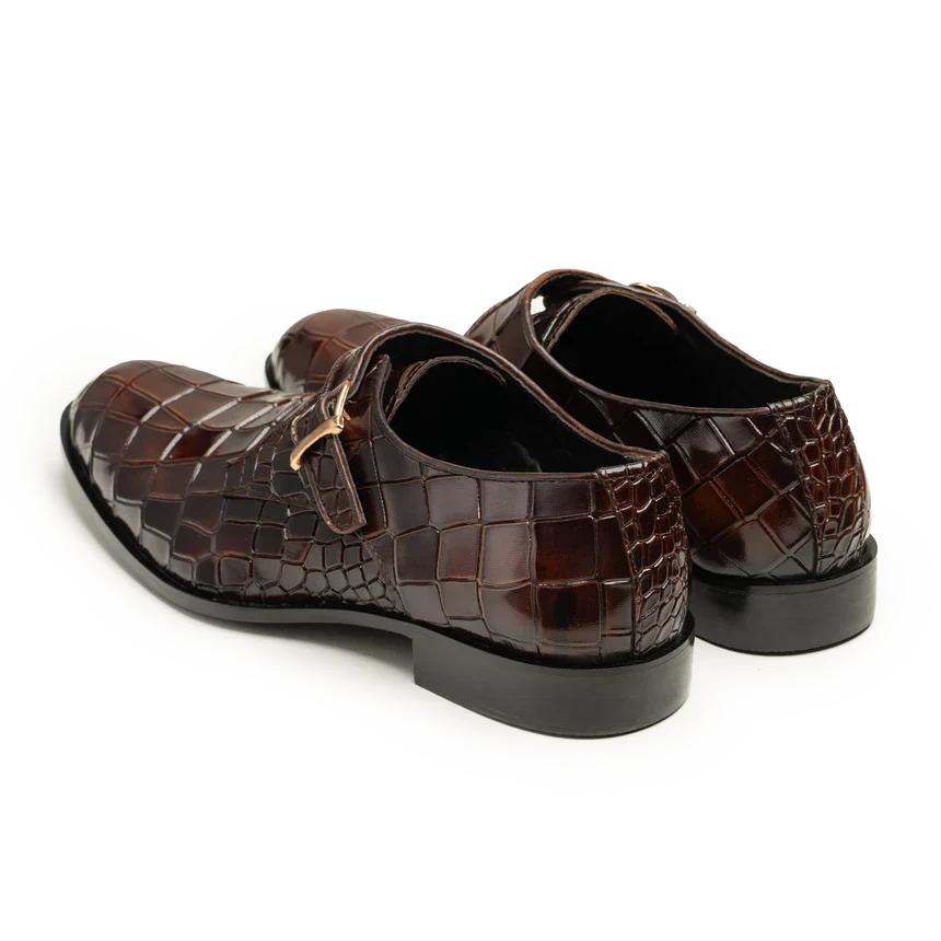 Men's Brown Leather Shoes, Style 6375