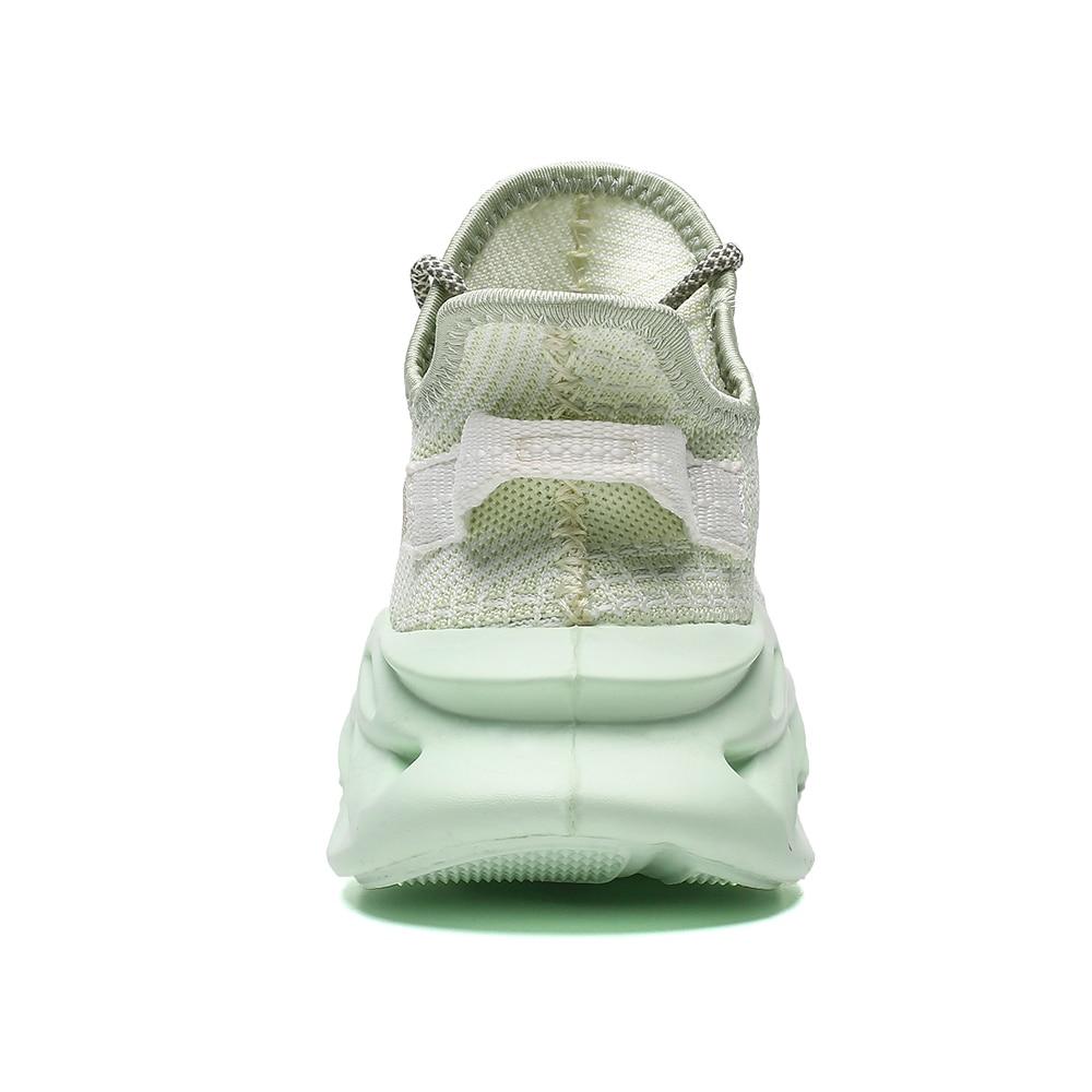 Men's Green Sneakers, Breathable