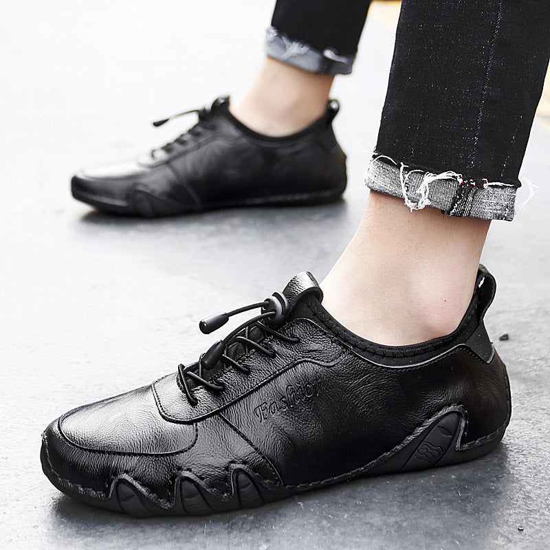Men's Shoes Spring and Autumn Casual Leather Shoes