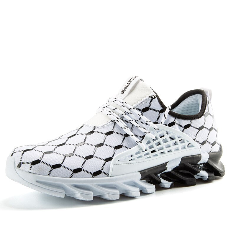 Men's Black Mesh Sneakers, Breathable, Style 0647