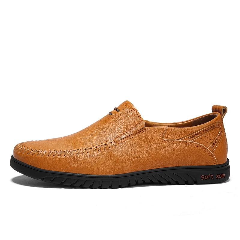 Men's Brown Genuine Leather Formal Shoes, Style 8999