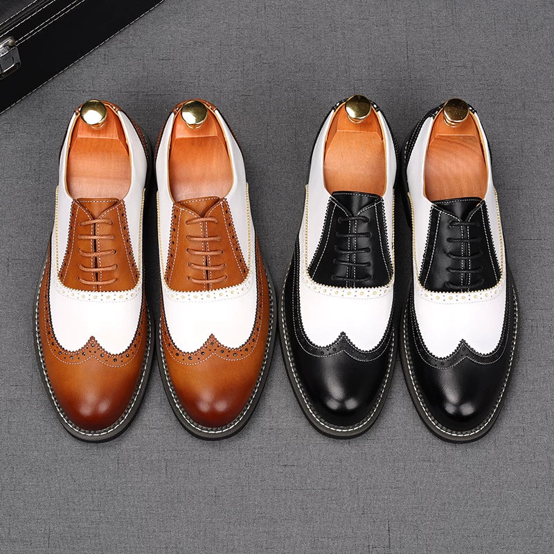 Men's Derby Shoes, Height Increasing, British Style