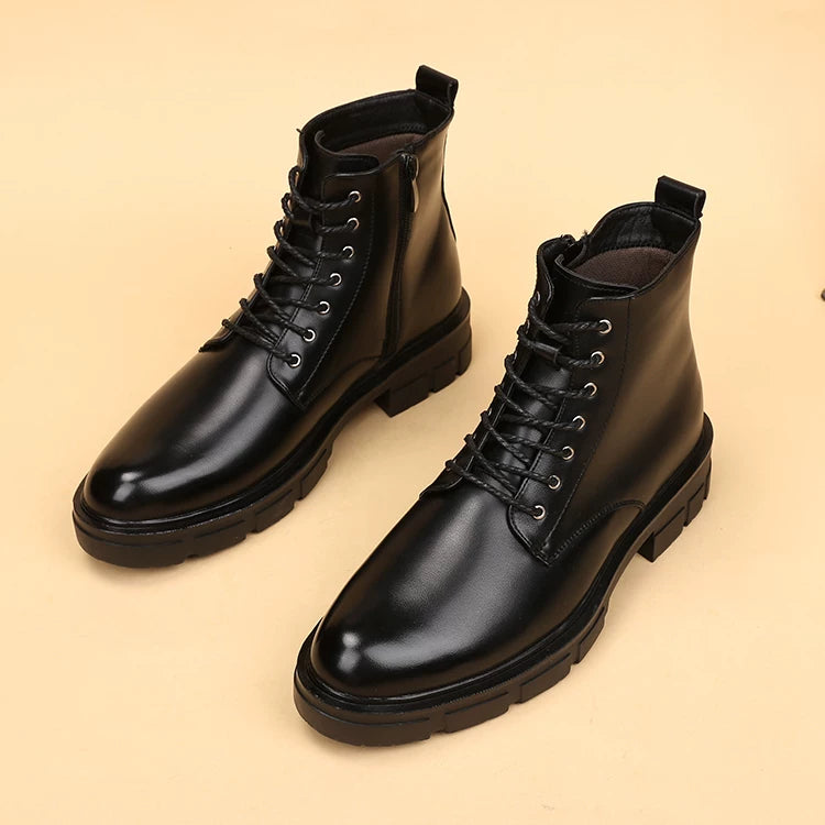 Men's Martin Boots, Height Increasing, British Style