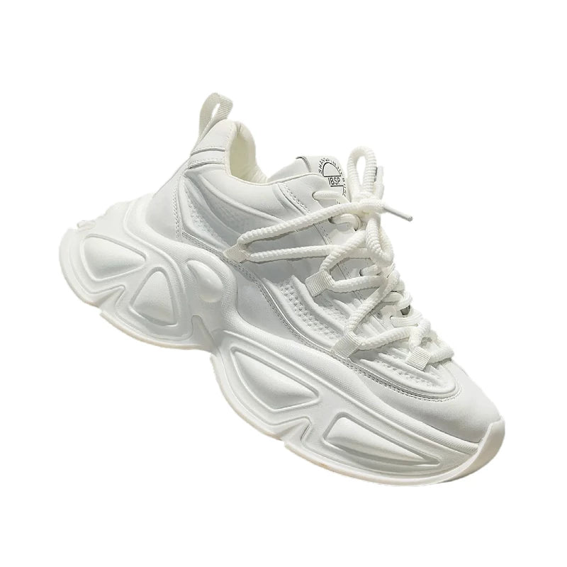 Men's Height-Increasing Platform Trendy Chunky Dad Sneakers Spring New