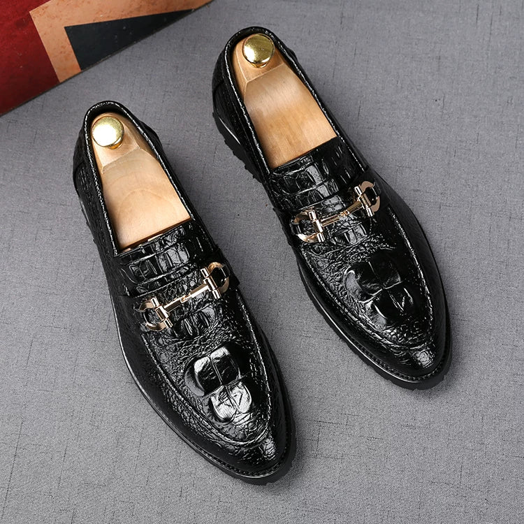 Men's Loafers, Height Increasing, Pointed Toe