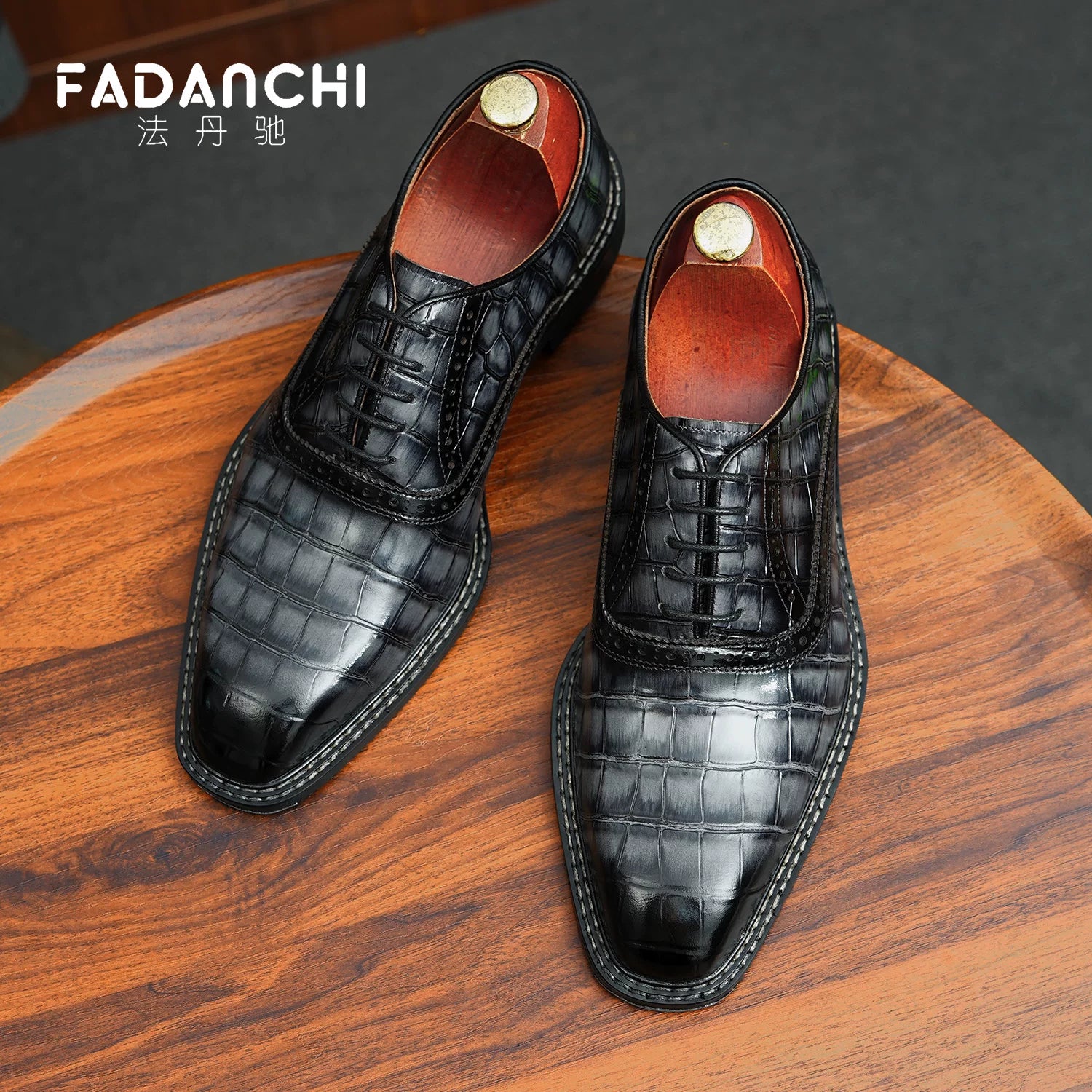 Men's Genuine Leather Oxford Shoes, Business, Formal