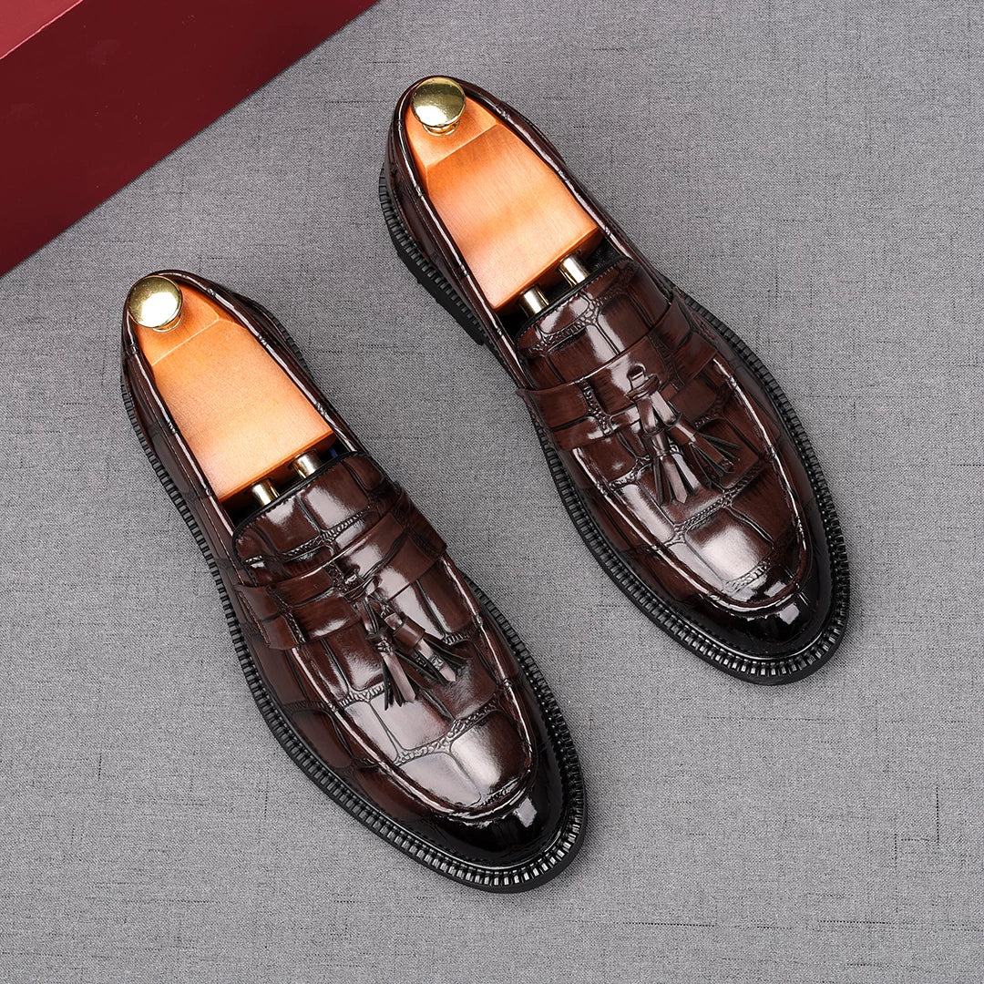 Men's Loafers, Height Increasing, Slip-On