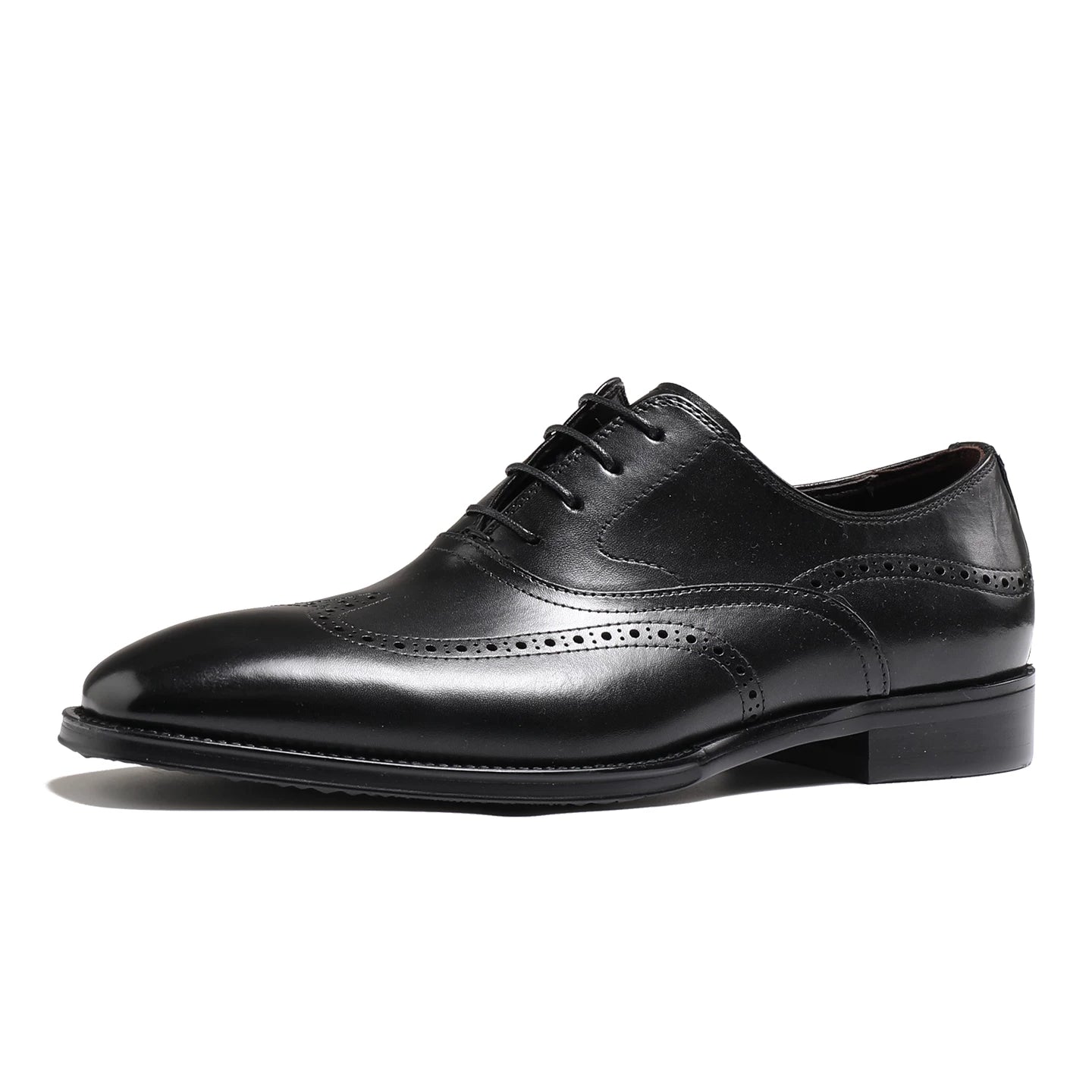 Men's Genuine Leather Oxford Shoes, Handmade, British Style