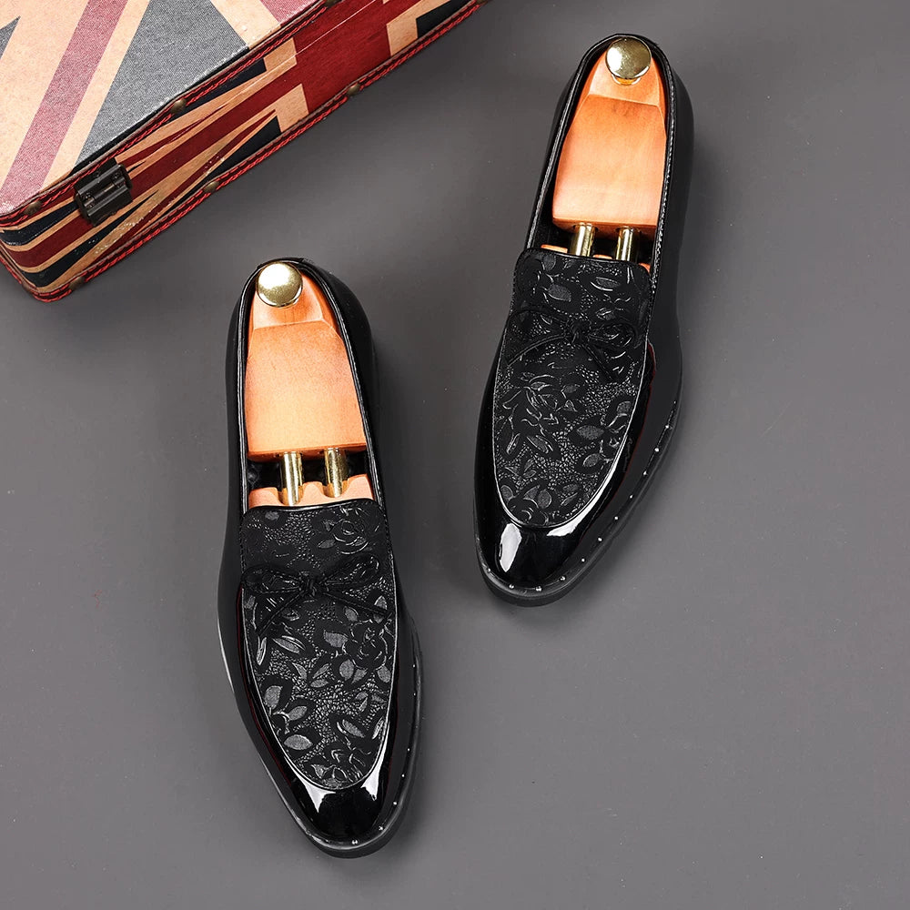 Men's Loafers, Pointed Toe, Slip-On