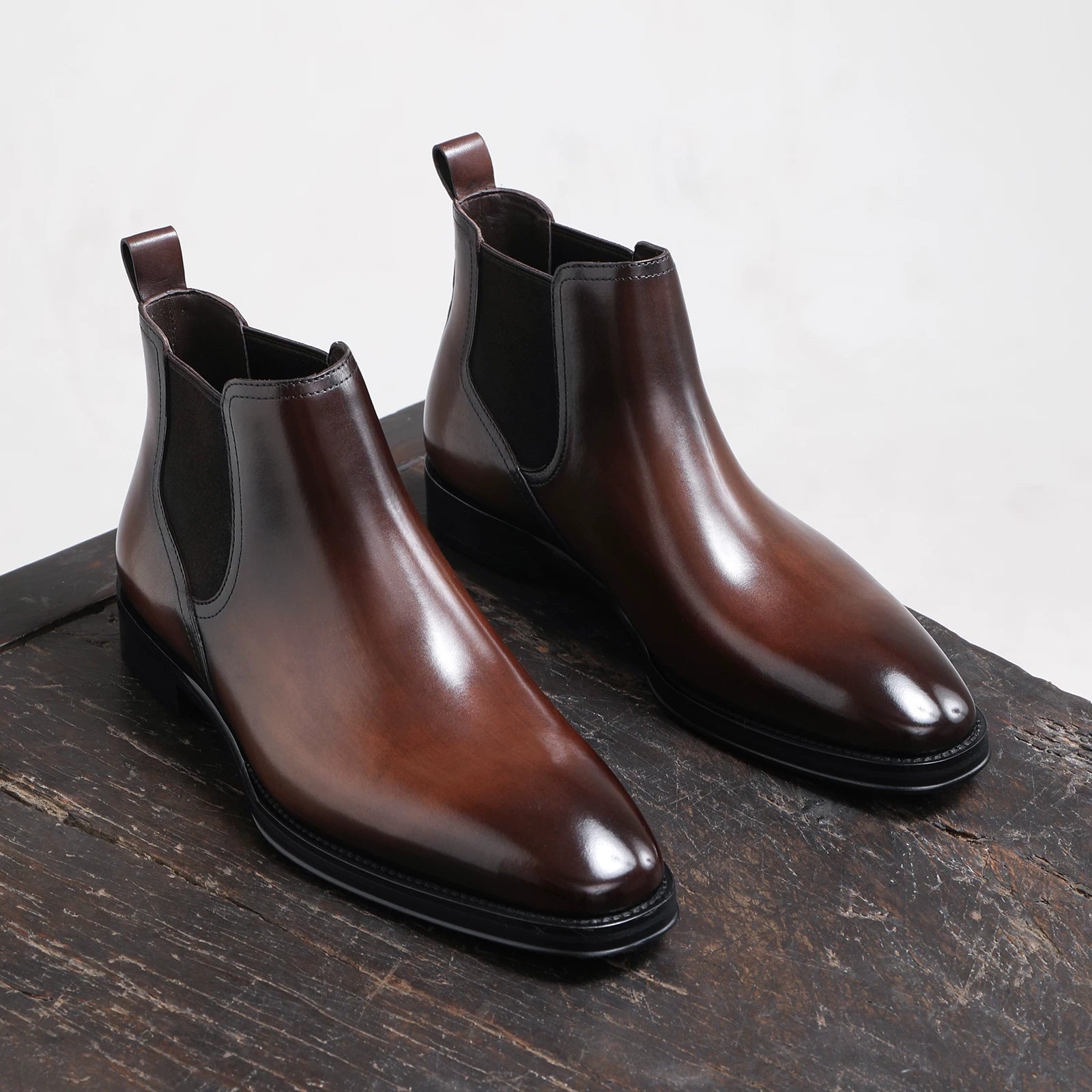 Men's Genuine Leather Martin Boots, Breathable, Handmade