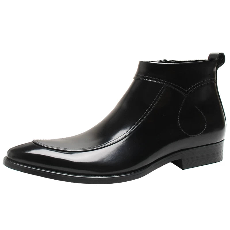Men's Chelsea Boots, Pointed Toe, British Style