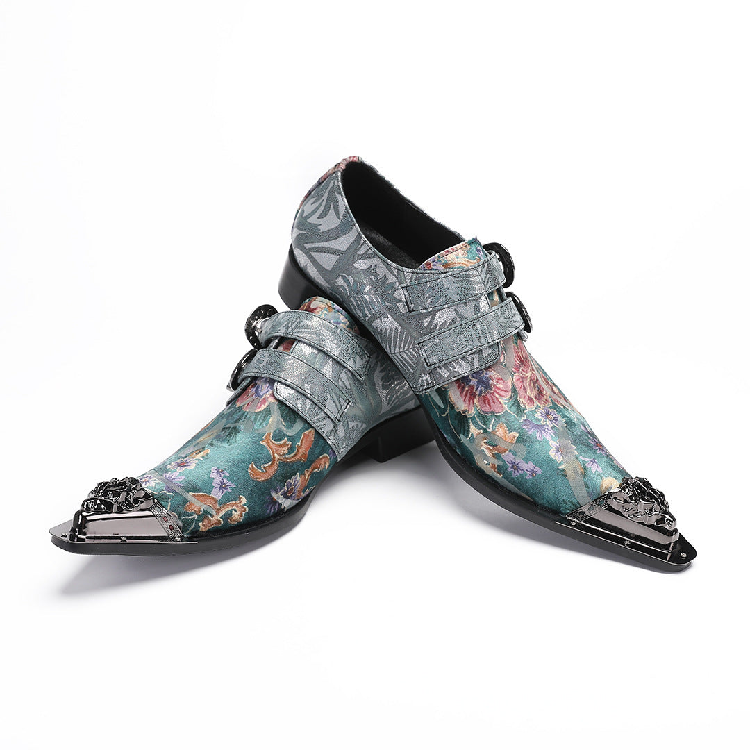 Men's Leather Loafers – Pointed Toe – Style 62