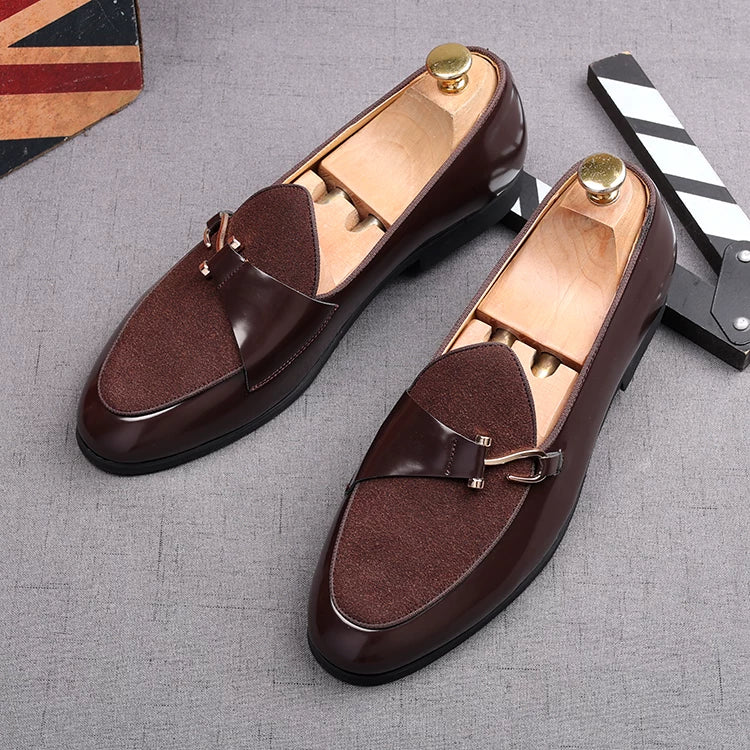 Men's Loafers, Pointed Toe, Slip-On