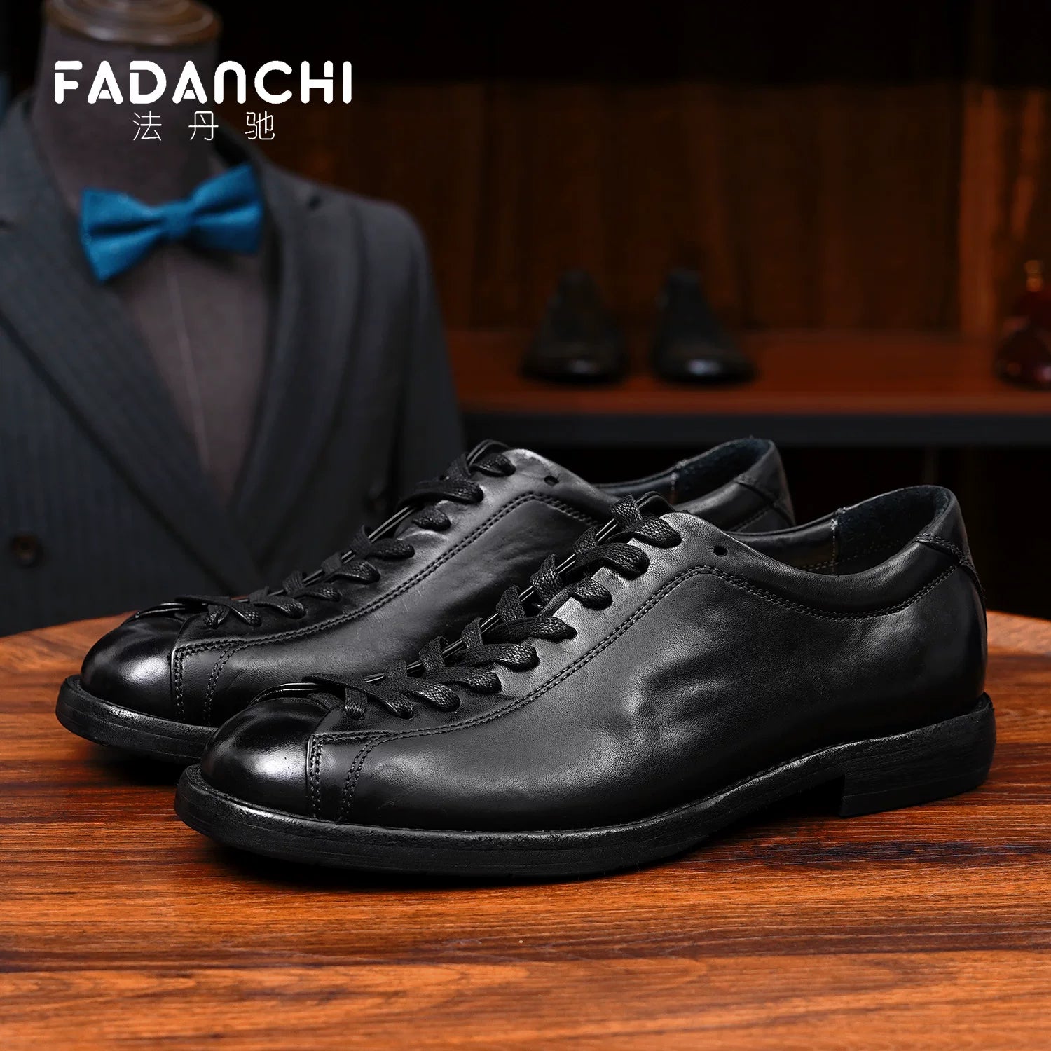 Men's Genuine Leather Leather Shoes, Handmade, Business