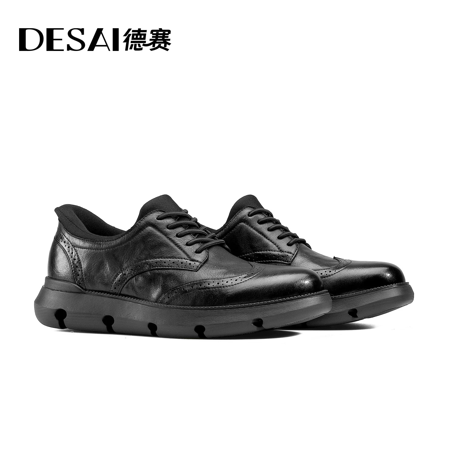 Men's Genuine Leather Leather Shoes, Soft Sole, Business