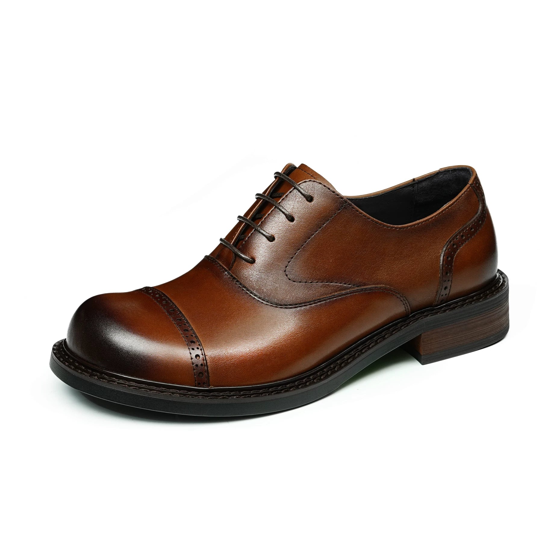 Men's Oxford Shoes, Round Toe, Business
